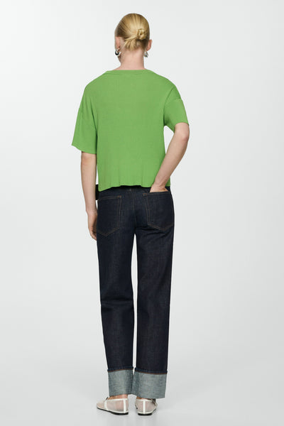 Trui met ronde hals Groen - MANGO