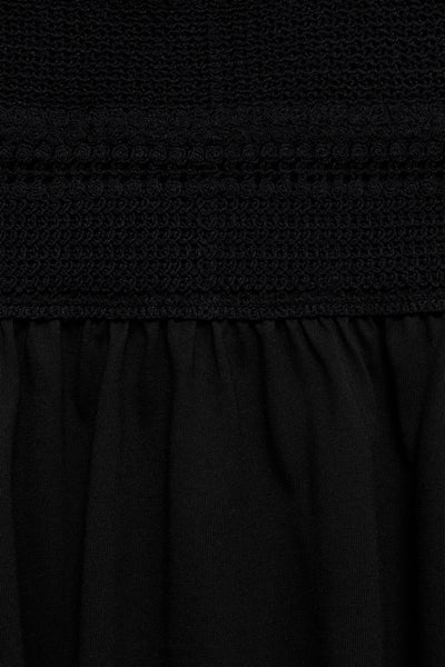 Robe  Noir - MANGO