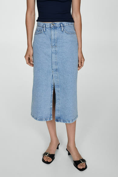 Rok - mid blue denim