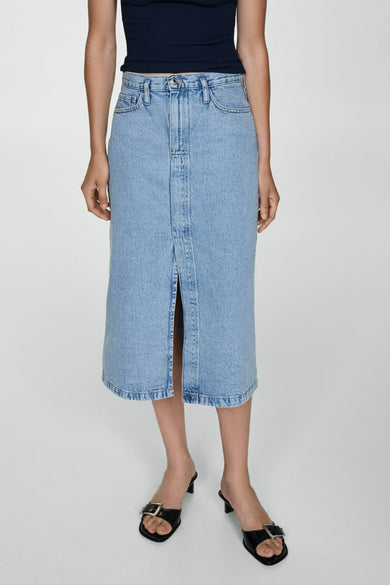 Jupe - mid blue denim