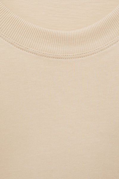 T-shirt (korte mouwen) Beige - MANGO