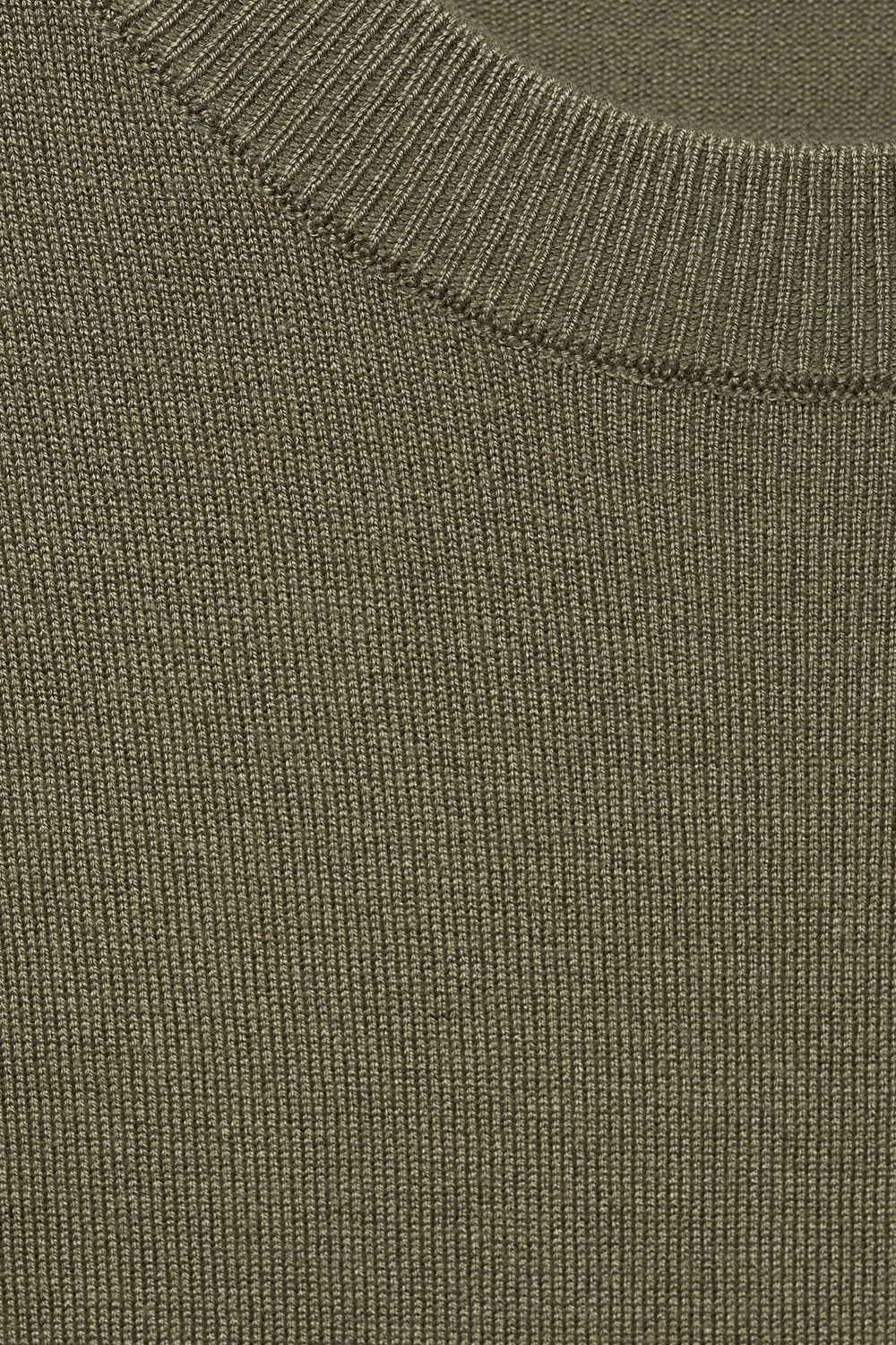 Pull col rond Vert - MANGO