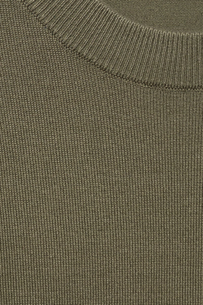 Pull col rond Vert - MANGO