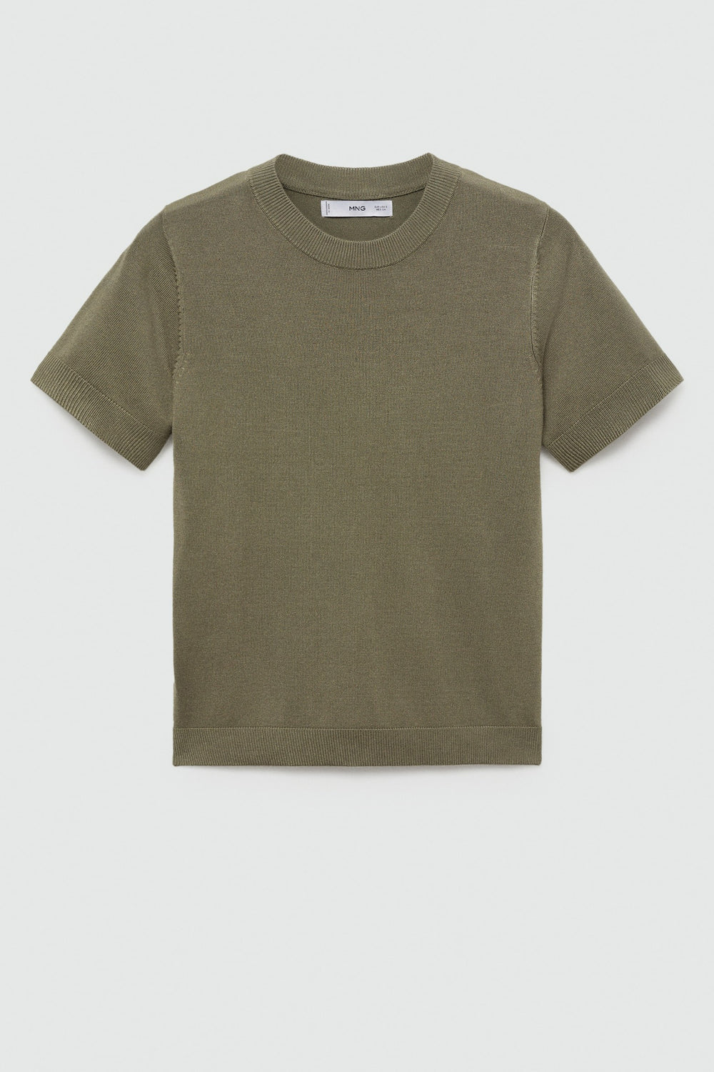Pull col rond Vert - MANGO