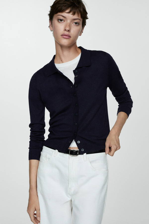 Cardigan Bleu - MANGO