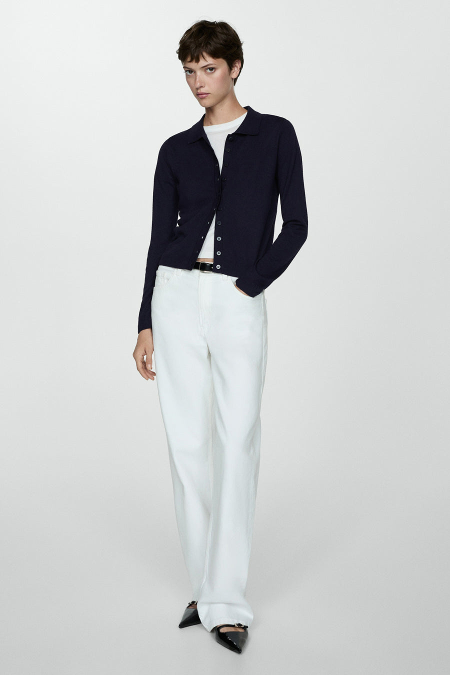 Cardigan Bleu - MANGO