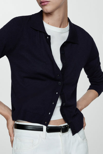 Cardigan Bleu - MANGO