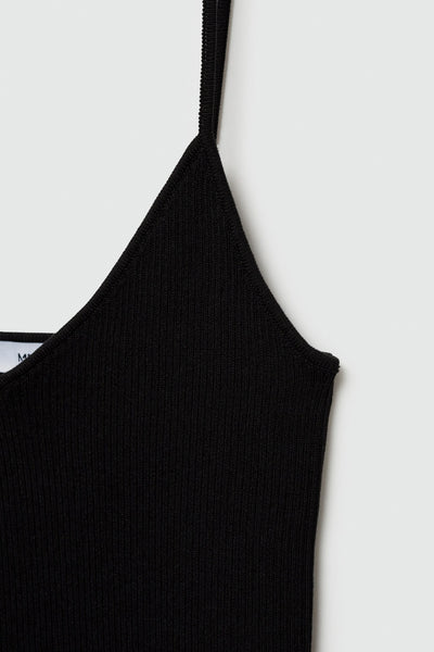 Top (bandes fines) Noir - MANGO