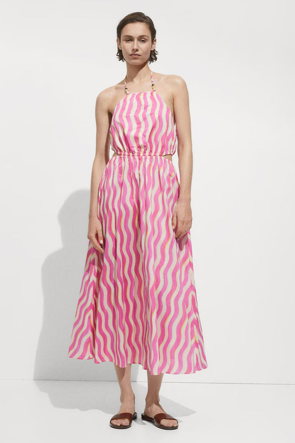 Robe  Rose - MANGO