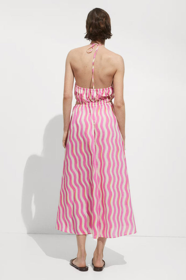 Robe  Rose - MANGO