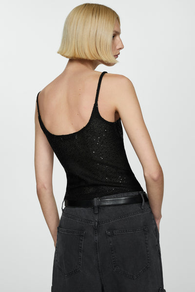 Singlet Zwart - MANGO