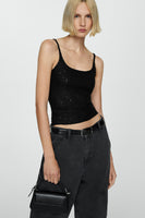 Singlet Zwart - MANGO