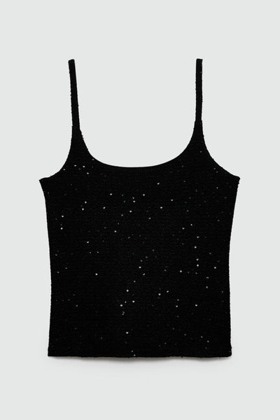 Singlet Zwart - MANGO