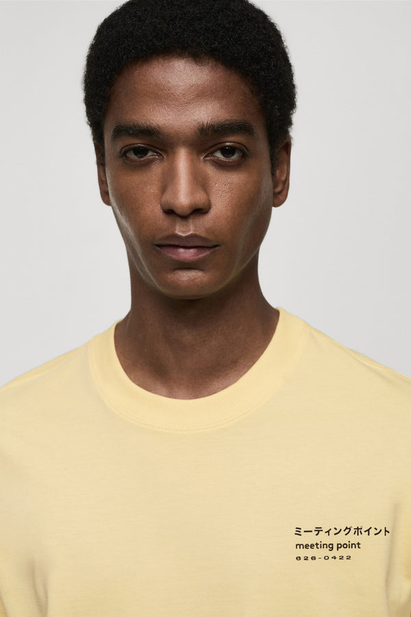 T-shirt (manches courtes) Jaune - MANGO