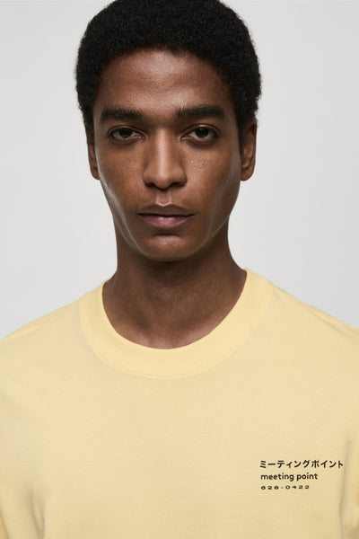 T-shirt (manches courtes) Jaune - MANGO