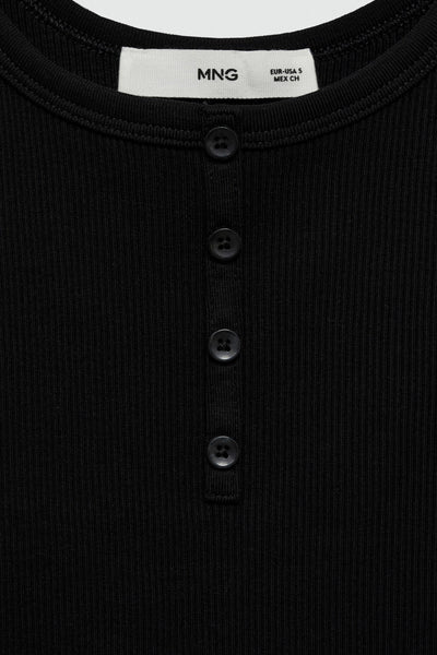 Débardeur Noir - MANGO