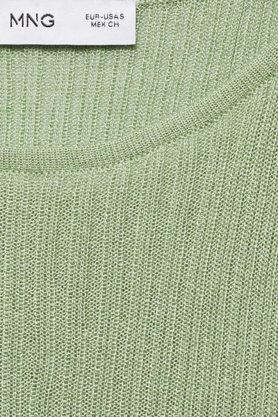 Trui met ronde hals Groen - MANGO
