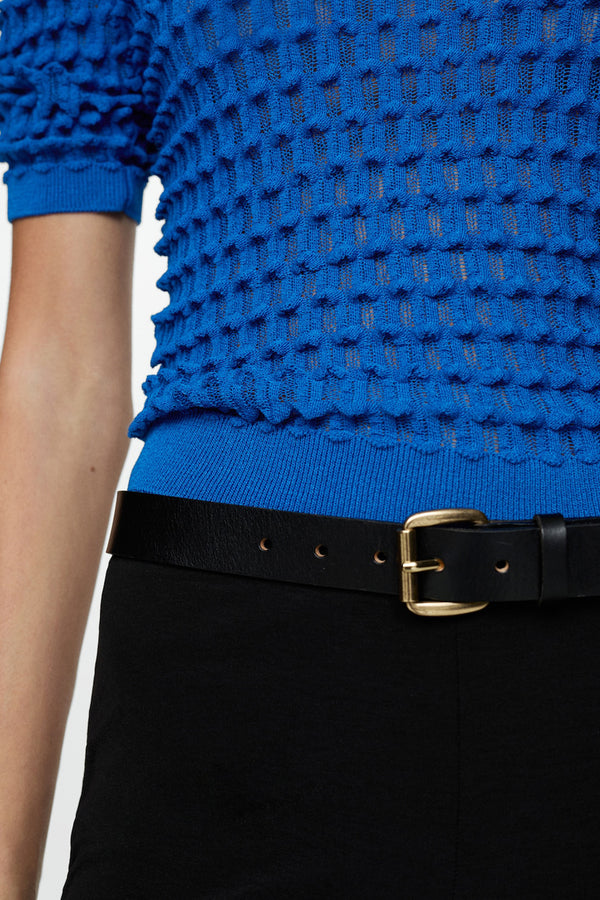 Trui met ronde hals Blauw - MANGO