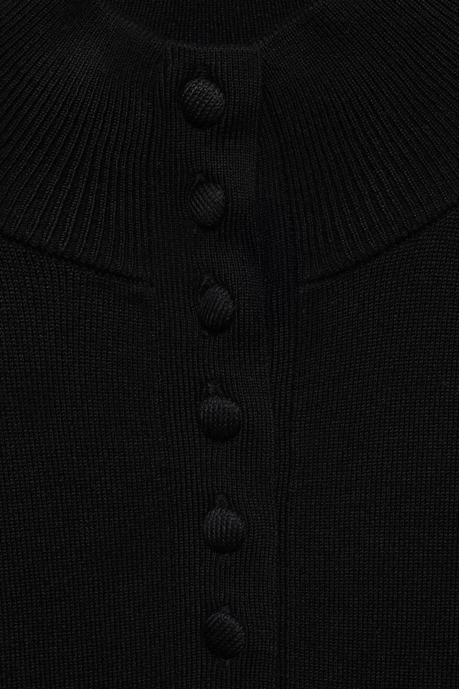 Pull col rond Noir - MANGO