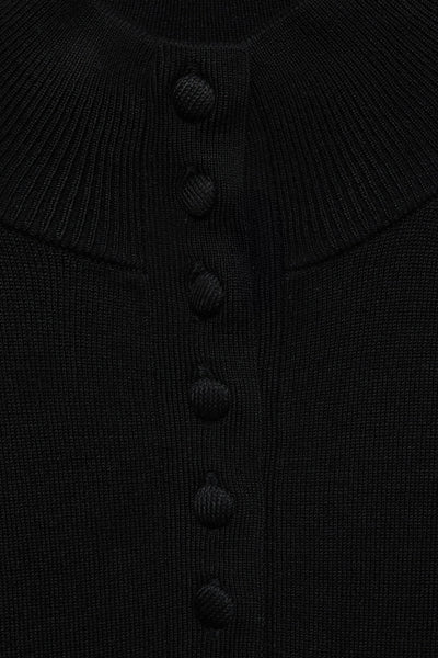 Pull col rond Noir - MANGO