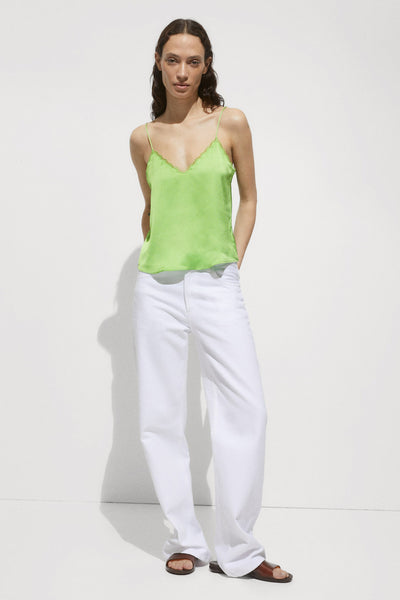 Blouse (zonder mouwen) Groen - MANGO