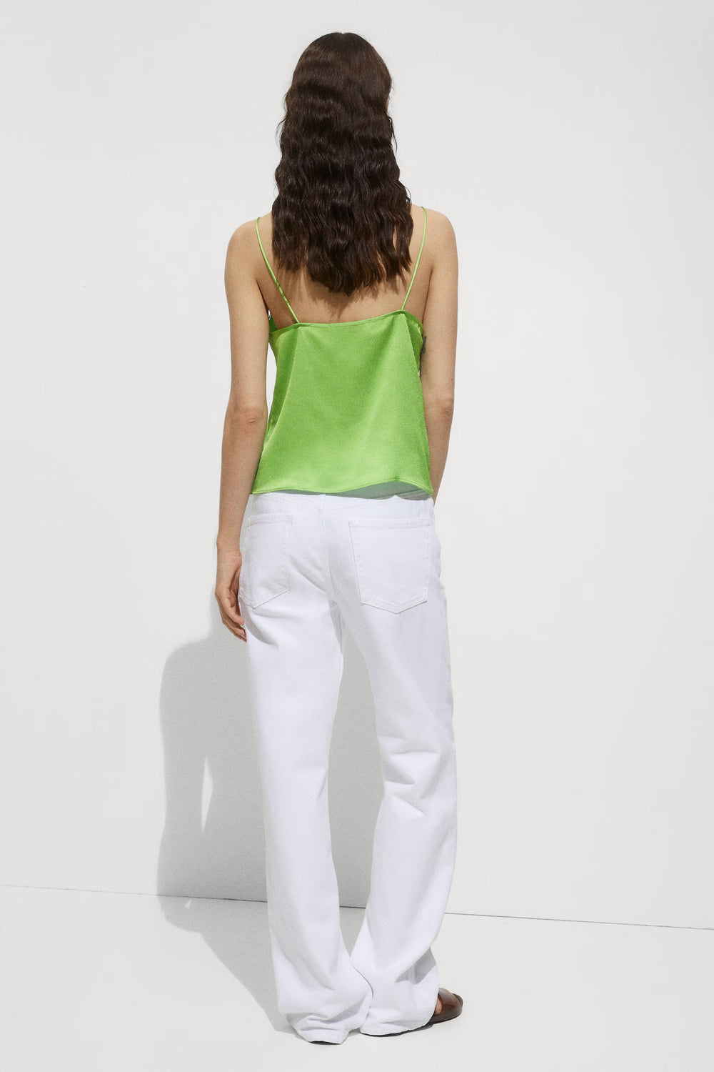 Blouse (zonder mouwen) Groen - MANGO