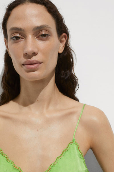 Blouse (zonder mouwen) Groen - MANGO