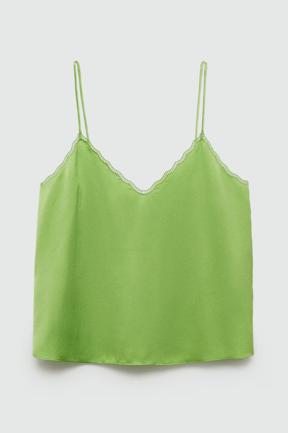 Blouse (zonder mouwen) Groen - MANGO