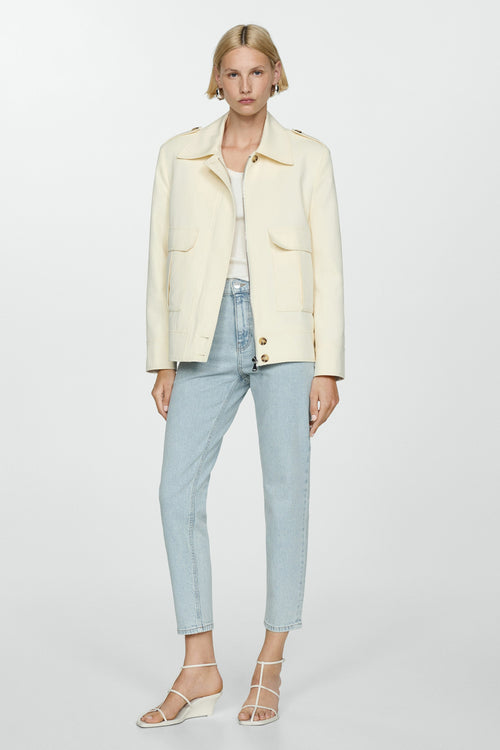 Jean Mom LIGHT BLUE DENIM - MANGO
