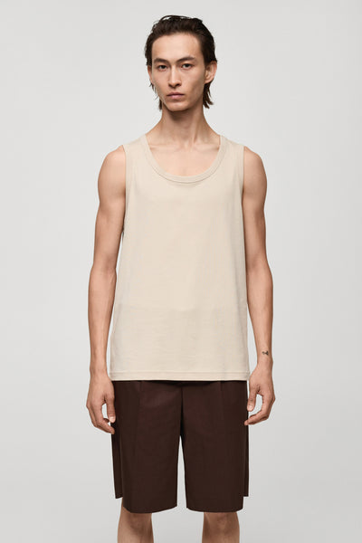 T-shirt (manches courtes) Beige - MANGO