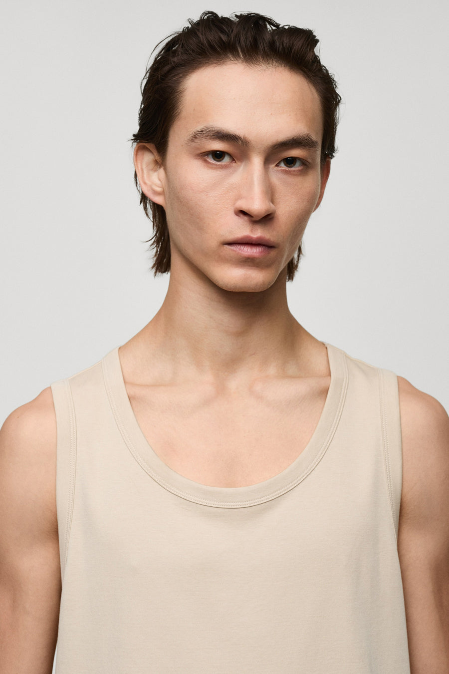 T-shirt (manches courtes) Beige - MANGO