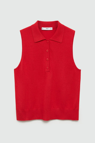 Polo Rood - MANGO