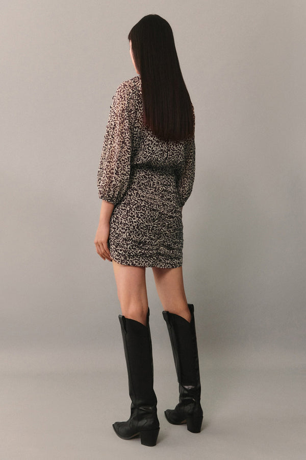 Robe  Brun - MANGO