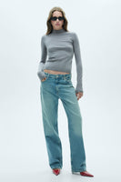 Pull col rond Brun - MANGO