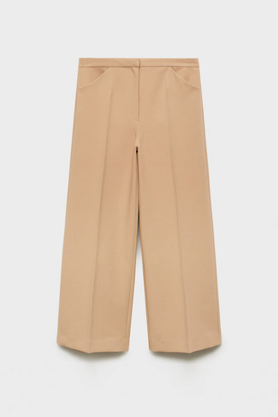 Pantalon Beige - MANGO