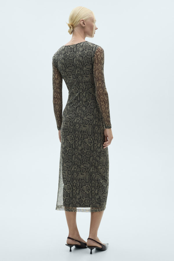 Robe  Gris - MANGO