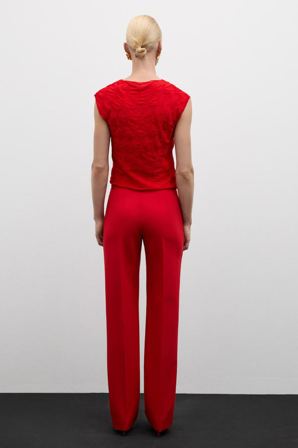 Chemisier (manches courtes) Rouge - MANGO