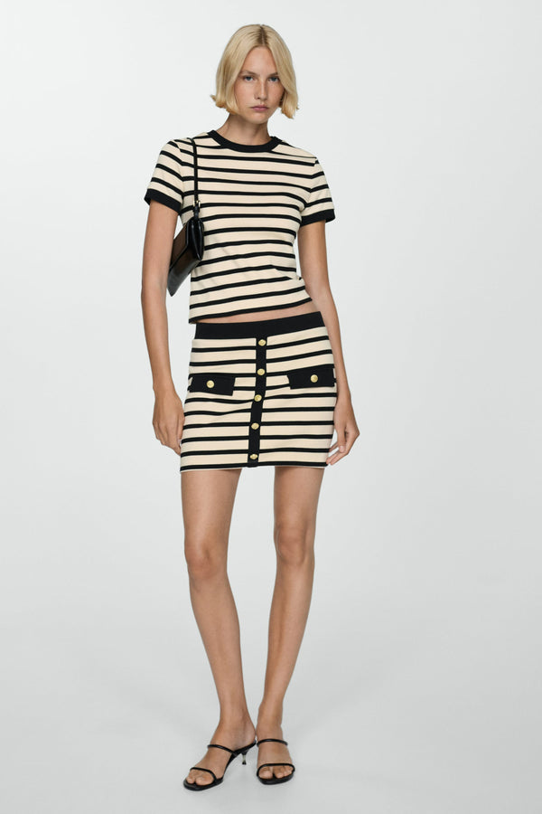 T-shirt (manches courtes) Blanc - MANGO