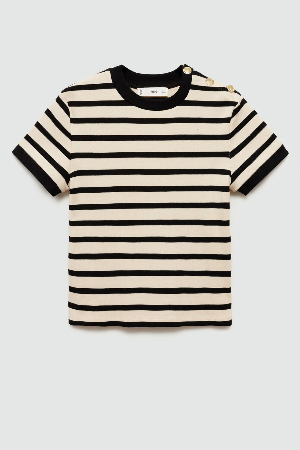 T-shirt (manches courtes) Blanc - MANGO