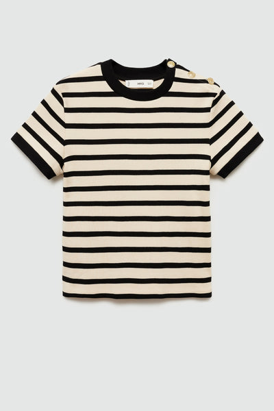 T-shirt (manches courtes) Blanc - MANGO