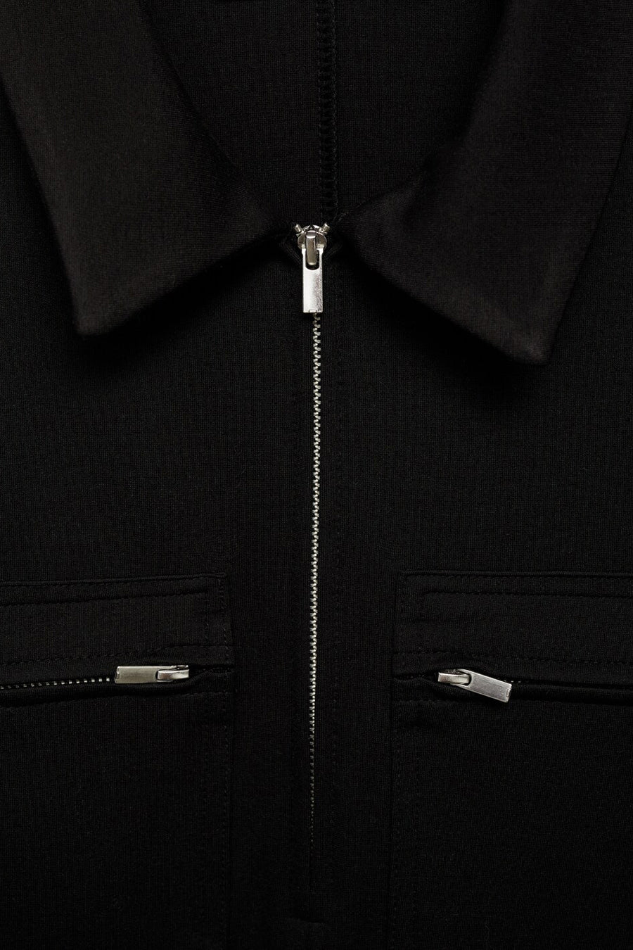 Robe  Noir - MANGO