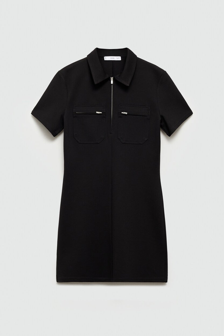 Robe  Noir - MANGO