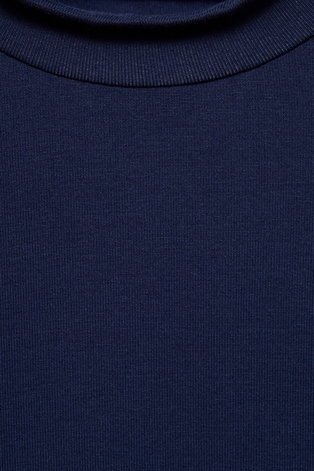 Top uni manches courtes Bleu - MANGO