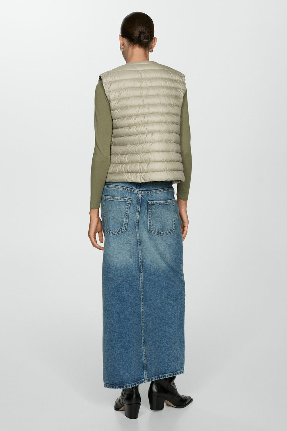 Jas (zonder mouwen) Beige - MANGO