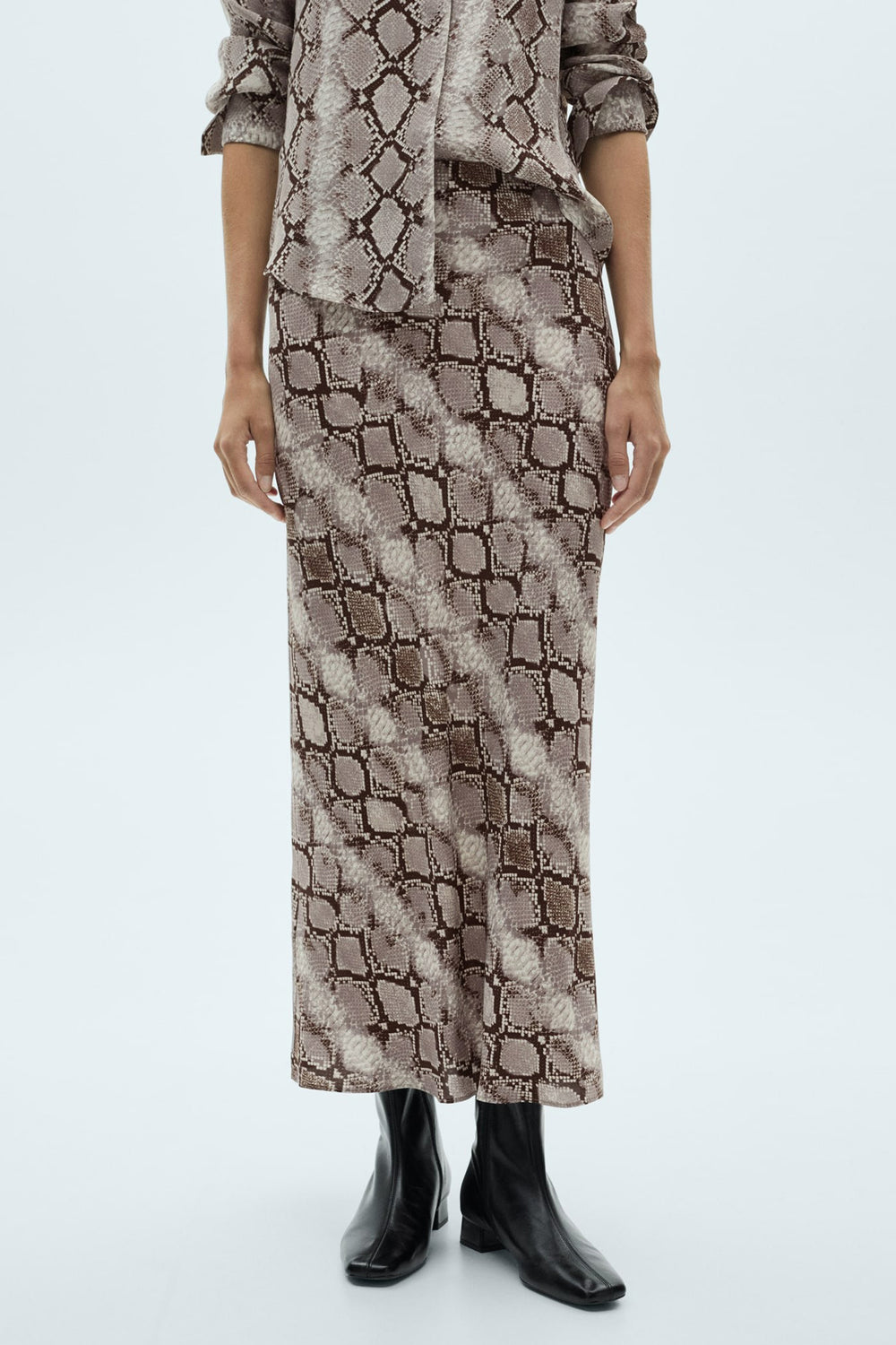 Rok 3/4 Bruin - MANGO