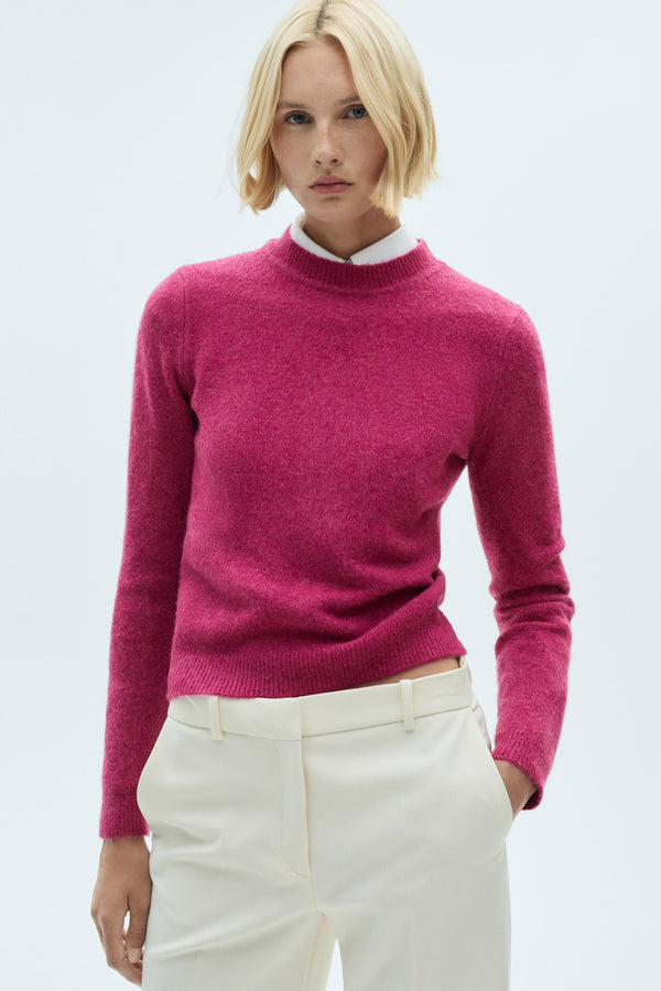 Pull col rond Rose - MANGO