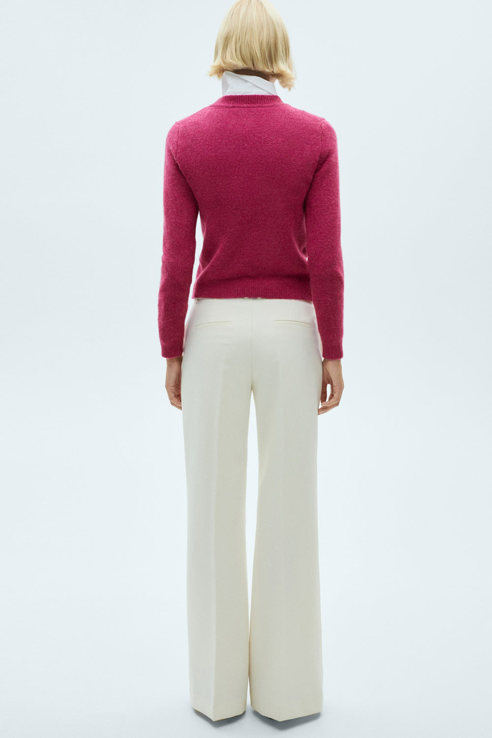 Pull col rond Rose - MANGO