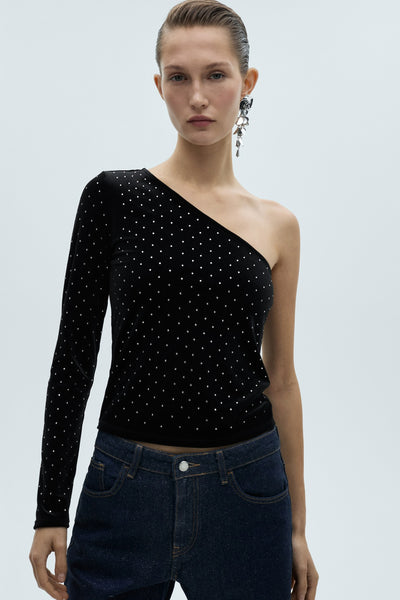 Blouse (zonder mouwen) Zwart - MANGO