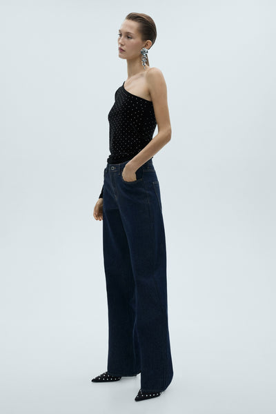 Blouse (zonder mouwen) Zwart - MANGO