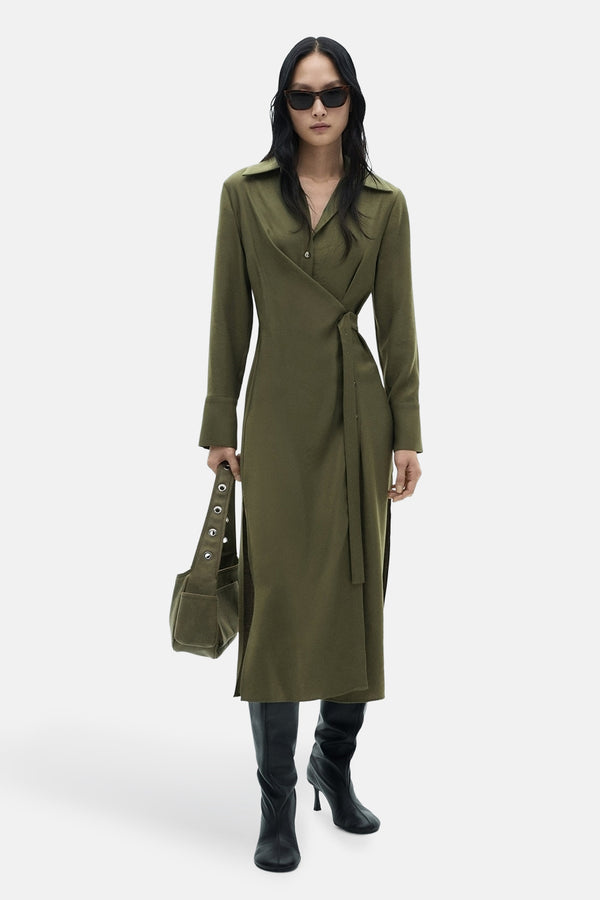 Robe  Vert - MANGO